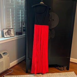 Alexis Dramatic Red and Black Dress